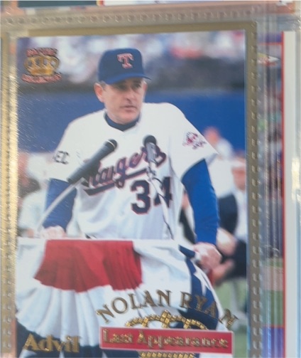 1996 Pacific Advil Nolan Ryan — front