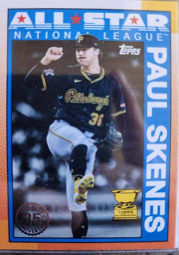 2025 Topps Series 2 1990 Topps All Star #90AS-17 Paul Skenes — front