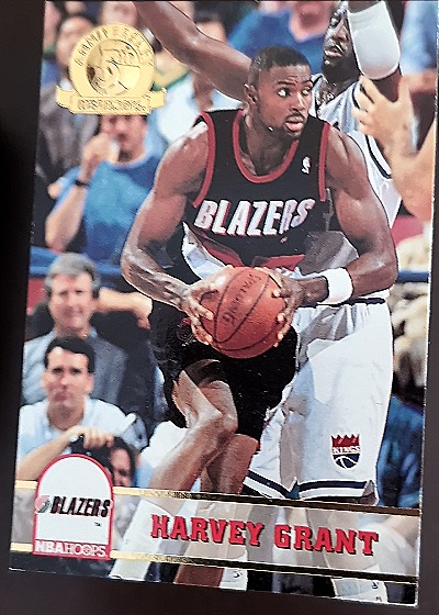 1993-94 Hoops #397 Harvey Grant — front