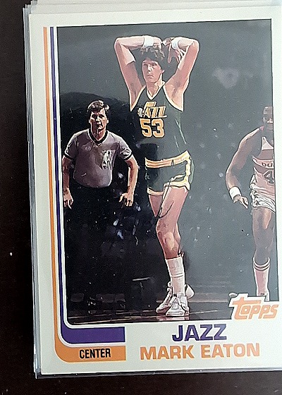 1992-93 Topps Archives #25 Mark Eaton Utah Jazz — front