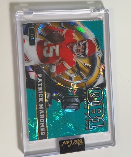 2024 Wildcard QB1 On The Clock #1 Patrick Mahomes — front