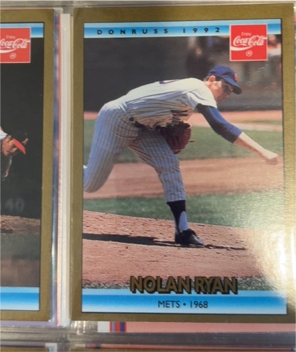 1992 Donruss Coca-Cola #2 Nolan Ryan — front
