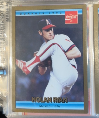 1992 Donruss Coca-Cola #10 Nolan Ryan — front