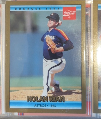 1992 Donruss Coca-Cola #19 Nolan Ryan Houston Astros — front