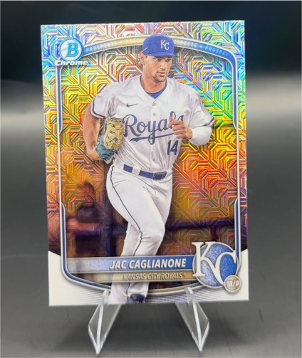 2025 Bowman Chrome #BCP-103 Jac Caglianone — front