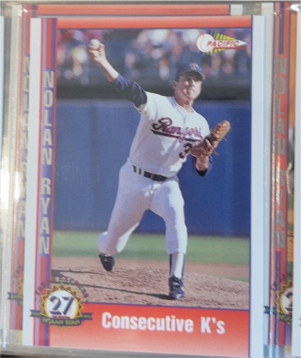 1992 Pacific Texas Express II #191 Nolan Ryan Consecutive K's — front
