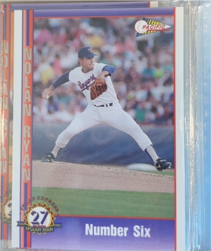 1993 Pacific Texas Express #170 Nolan Ryan Number Six — front