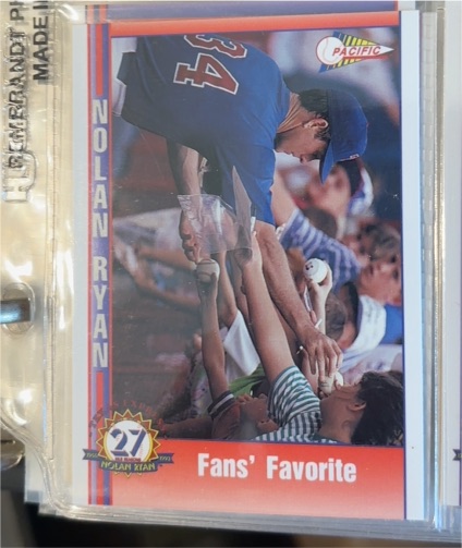 1991 Pacific #101 Nolan Ryan Fans' Favorite — front