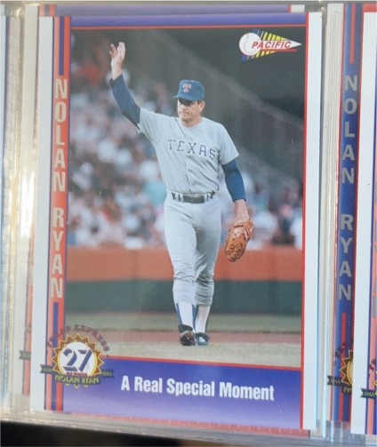 1991 Pacific #56 Nolan Ryan Texas Rangers A Real Special Moment — front
