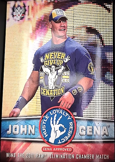 2017 Topps WWE Heritage John Cena Tribute #23 — front
