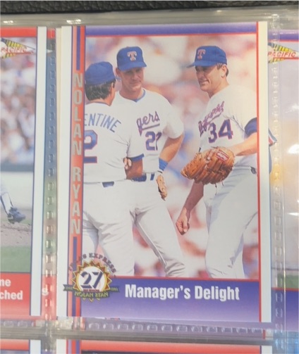 1993 Pacific #204 Nolan Ryan Manager's Delight — front