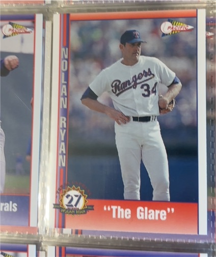 1991 Pacific #94 Nolan Ryan The Glare — front