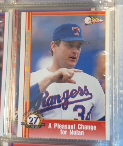 1993 Pacific #55 Nolan Ryan A Pleasant Change for Nolan — front
