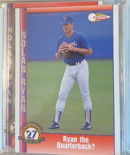 1992 Pacific Texas Express II #206 Nolan Ryan — front
