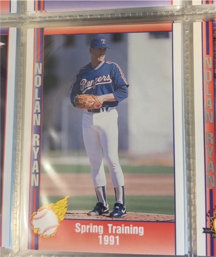 1991 Pacific Texas Express #174 Nolan Ryan Texas Rangers — front