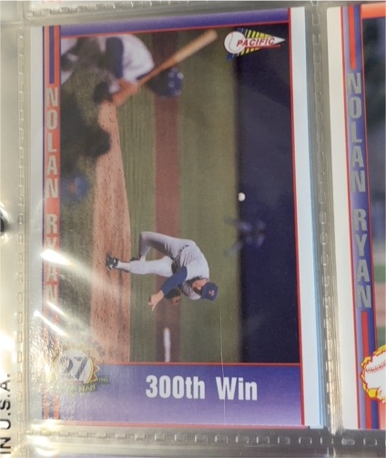 1991 Pacific Nolan Ryan Texas Express #171 300th Win — front