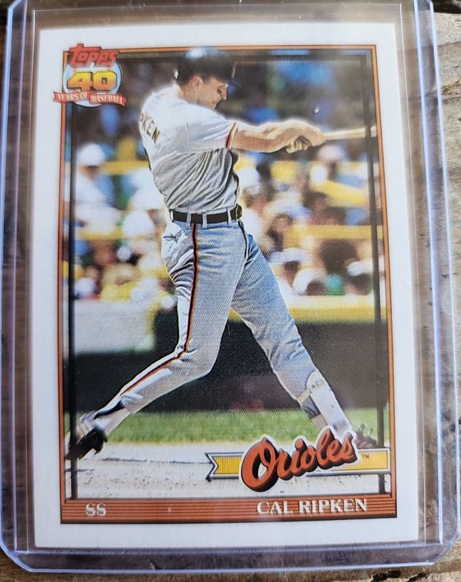 1991 Topps #150 Cal Ripken — front
