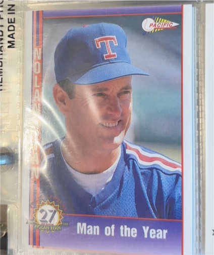 1993 Pacific Texas Express Man of the Year #173 Nolan Ryan — front
