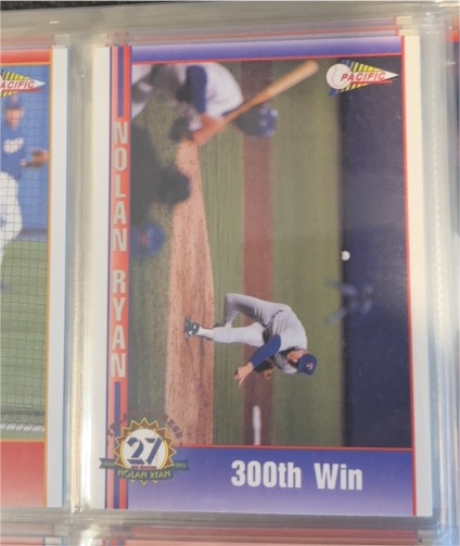 1993 Pacific Nolan Ryan 300th Win — front