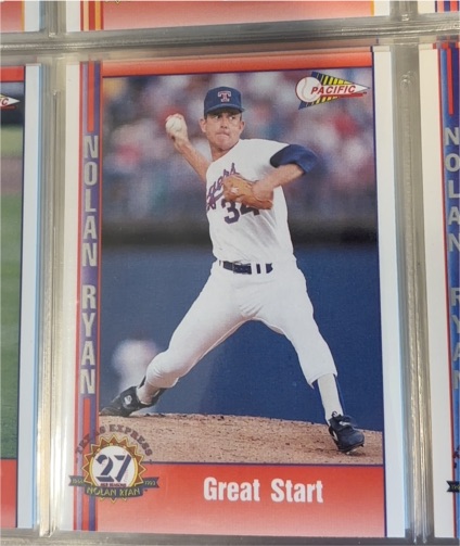 1993 Pacific Nolan Ryan Texas Express #222 Nolan Ryan — front