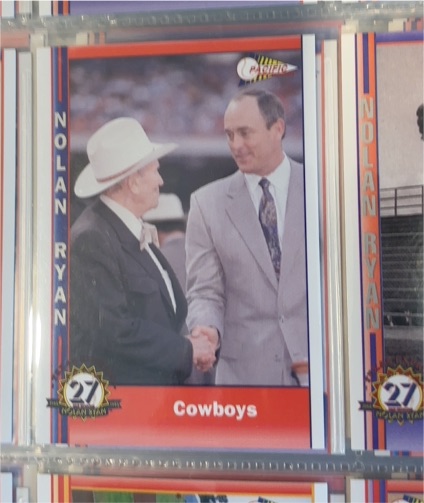 1993 Pacific #246 Cowboys Nolan Ryan & Gene Autry — front