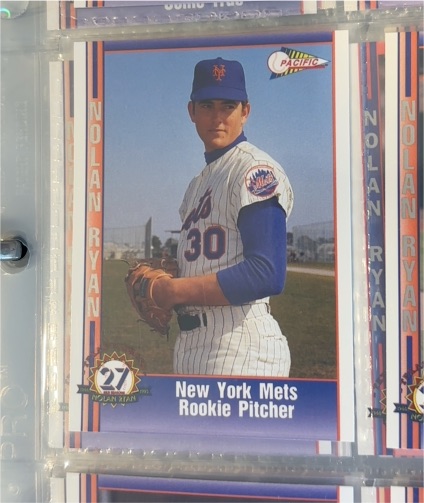 1991 Pacific #6 Nolan Ryan New York Mets Rookie Pitcher — front