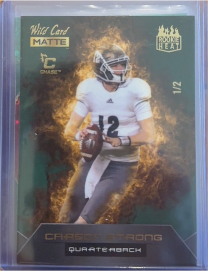 2022 Wild Card Matte Rookie Heat #RH-6 Carson Strong — front