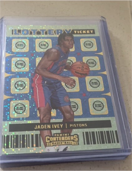 2022-23 Panini Contenders Lottery Ticket #5 Jaden Ivey — front