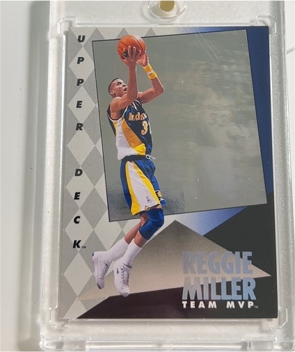 1992-93 Upper Deck MVP Holograms #11 Reggie Miller — front