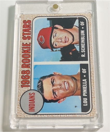 1968 Topps #16 Indians 1968 Rookie Stars Lou Piniella / Richie Scheinblum — front