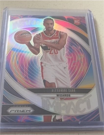 2024-25 Panini Prizm Instant Impact #1 Alexandre Sarr — front