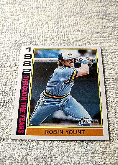 2025 Topps Heritage Through the Years #TTY-5 Robin Yount — front
