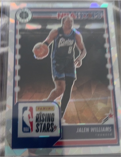 2023-24 Panini NBA Hoops Premium Stock #290 Jalen Williams — front