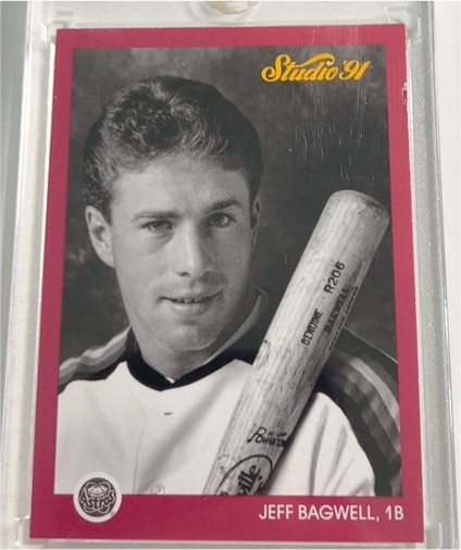1991 Leaf Studio #172 Jeff Bagwell Rookie Card — front