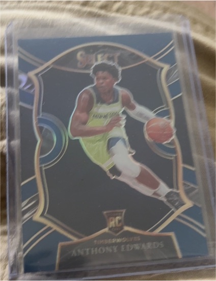 2020-21 Panini Select #61 Anthony Edwards — front