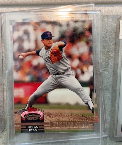 1992 Topps Stadium Club Members Only Nolan Ryan #NNO — front
