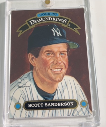 1991 Donruss Diamond Kings #DK-10 Scott Sanderson — front