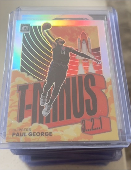 2021-22 Panini Donruss Optic #9 Paul George T-Minus — front