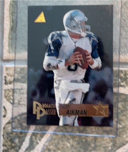 1995 Pinnacle #195 Troy Aikman — front