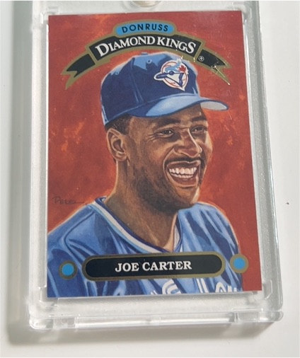 1991 Donruss Diamond Kings #DK-3 Joe Carter — front