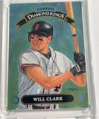 1992 Donruss Diamond Kings #DK-2 Will Clark — front
