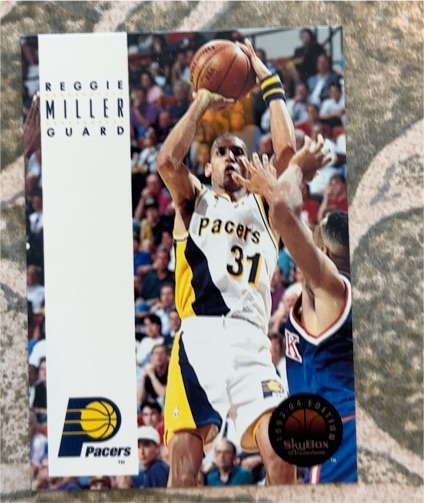 1993-94 Skybox Premium #85 Reggie Miller Indiana Pacers — front