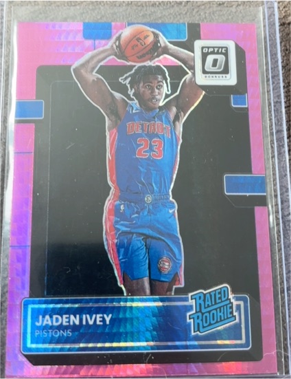 2022-23 Panini Donruss Optic #241 Jaden Ivey Rated Rookie — front