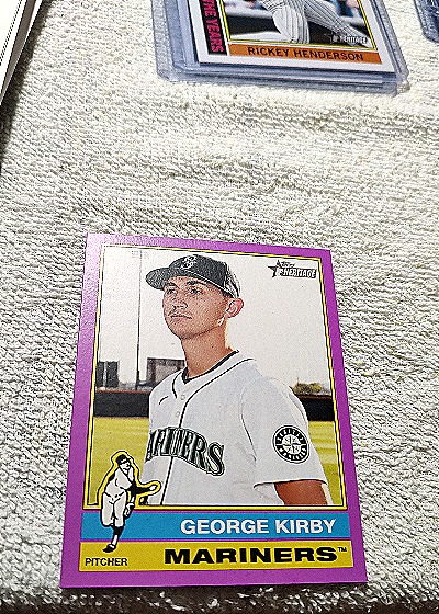 2025 Topps Heritage #190 George Kirby — front