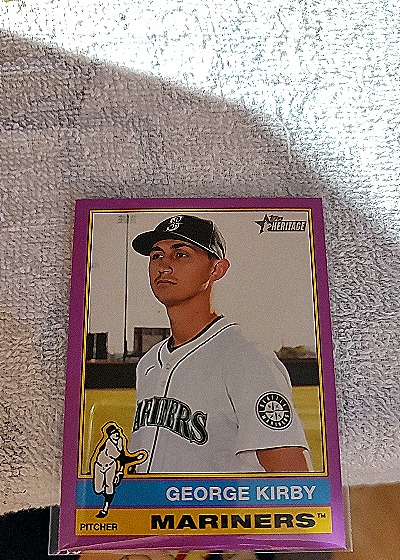 2025 Topps Heritage #190 George Kirby — front