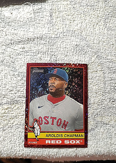2025 Topps Heritage #24 Aroldis Chapman — front
