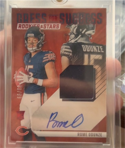 2024 Panini Rookies & Stars #DFS-15 Rome Odunze — front