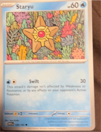 2023 Pokémon Scarlet & Violet 151 #120 Staryu — front