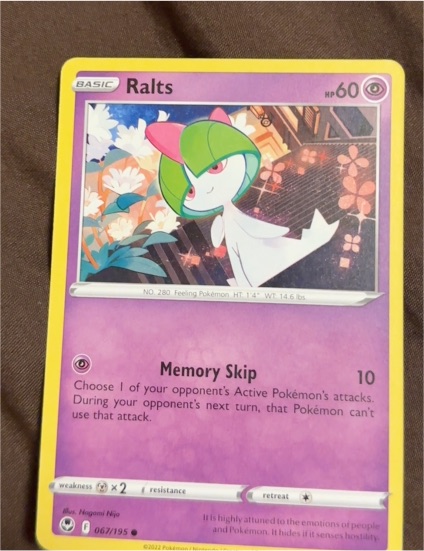 2022 Pokémon Silver Tempest #067 Ralts — front