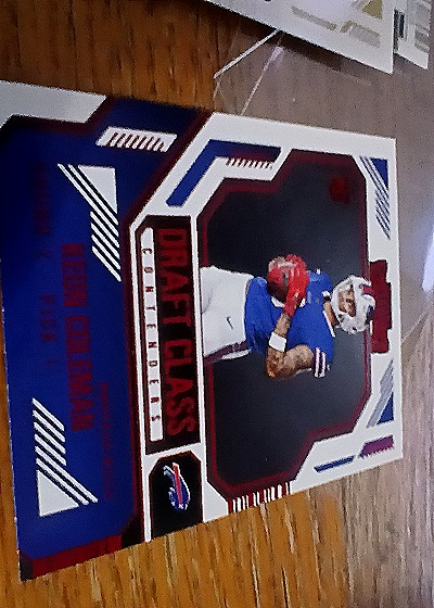 2024 Panini Contenders #17 Keon Coleman Draft Class Contenders — front